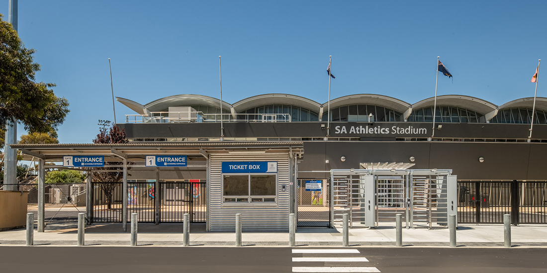 SA Athletics entrance