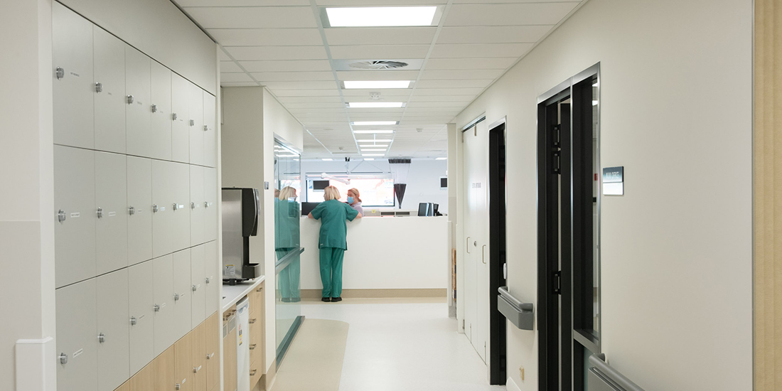 Medical personnel in the Renal Dialysis Unit, Noarlunga Hospital